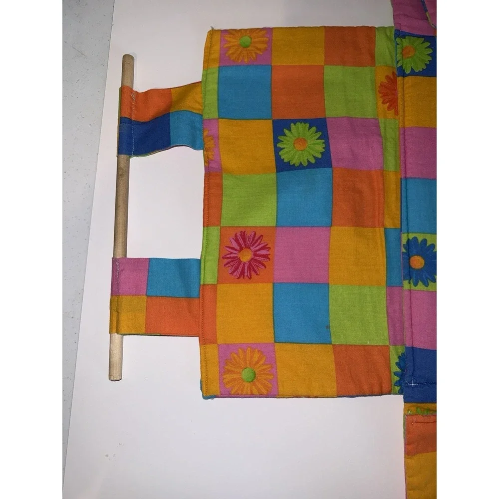 Adorable Handmade Fabric Casserole Dish Holder/Carrier Cute Patch Print!